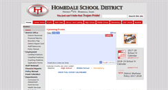 Desktop Screenshot of homedaleschools.org